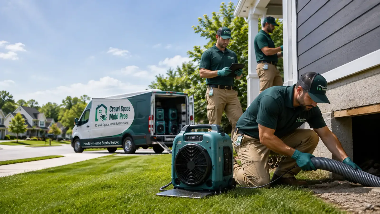 Crawl Space Mold Removal in Lismore, MN